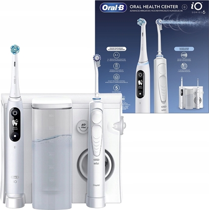 Изображение Braun Braun Oral-B iO6 & OxyJet Adult Rotating-oscillating toothbrush White