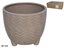 Изображение Brisa Brown Ceramic Flower Pot 14x14x12 cm, GARDEN ENJOY