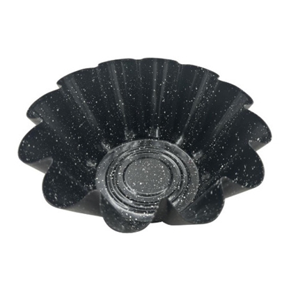 Picture of Cake baking tin, metal, with non-stick coating, black, diameter 23.5 cm, Klausberg, KB 7837