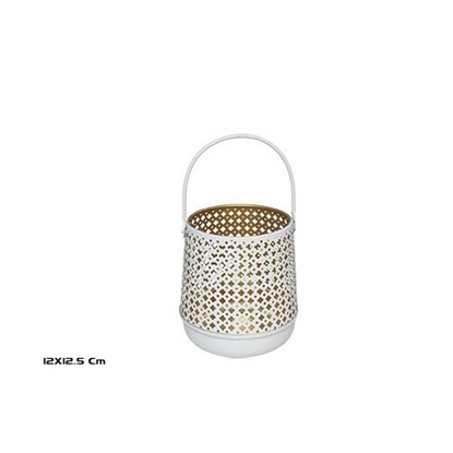 Attēls no Candle Holder With Handle, 12.00 x 12.00 x 12.50, GARDEN ENJOY