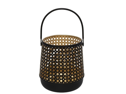 Attēls no Candle Holder With Handle, 12.00 x 12.00 x 12.50, GARDEN ENJOY