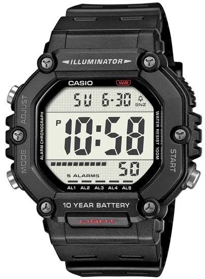 Изображение CASIO Men's Watch AE-1600H-1AVEF / black
