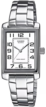 Изображение Casio Timeless LTP-1234PD-7BEG Women’s Watch 21mm Silver Case White Dial