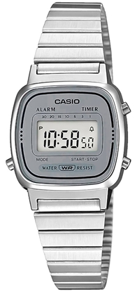Изображение CASIO Vintage LA670WEA-7EF Women's Watch / silver