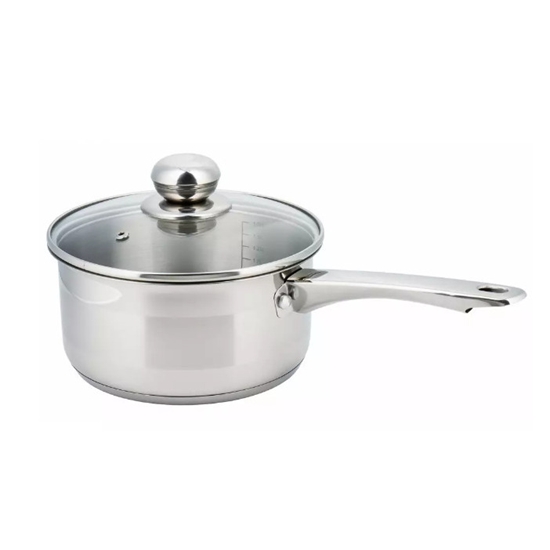 Picture of Casserole with lid, steel Ø16cm 1.5l Kinghoff.
