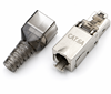 Picture of CAT6A RJ45 ekranēts modulārs universāls spraudnis | CAT6A/CAT6/CAT5E | Bezinstrumenta montāžai