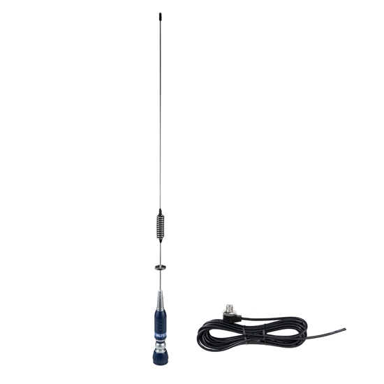 Изображение CB antena PNI ML75, 75 cm, 26–28 MHz, 300 W, salokāma, ar PNI T601 kabeli komplektā