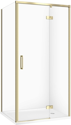 Attēls no Cersanit SET C278 KABINA LARGA PRAWA ZOTA MAT 100X80X195+TAKO BIAY 100X4 WIR