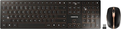 Picture of Cherry DW 9100 SLIM tastatūra Pele iekļauta Universāls RF bezvadu sakari + Bluetooth QWERTY Amerikāņu angļu valoda Melns