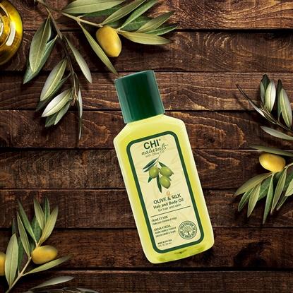 Attēls no CHI Naturals with Olive Oil Olive & Silk Hair and Body Oil 59 ml