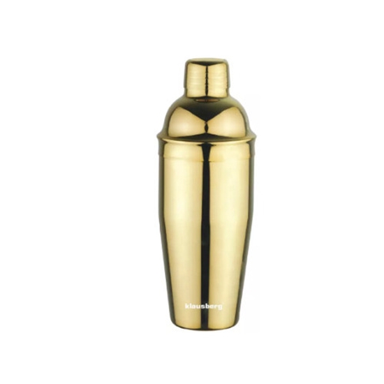 Picture of Cocktail Shaker, Gold-Color, 750ml, Made of Stainless Steel Klausberg, KB 7649