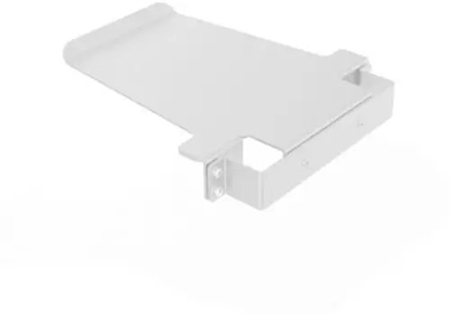 Attēls no Compulocks Printer Tray for BrandMe Stand - Komponent montaowy (tacka) - wski - do drukarzy - wysokiej jakoci aluminium - biay - monta podstawy - do BrandMe VESA Brandable Floor Stand For Tablets White, Space BrandMe Floor Stand