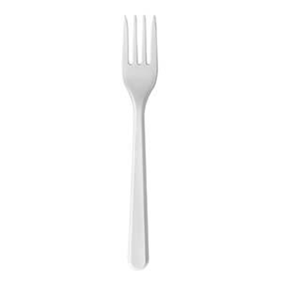 Picture of Dakšas 18cm/50gab.baltas PP daudzreizlietojamās