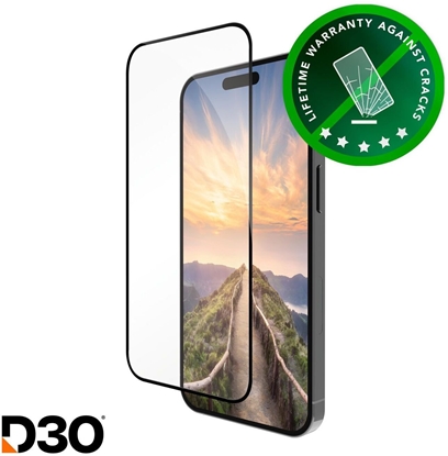 Attēls no dbramante Dbramante1928 eco-shield* D3O screen protector, Apple iPhone 16 Pro Max, black edges