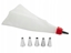 Picture of Decorator/cake piping bag + 6 tips, 7779, Kamille
