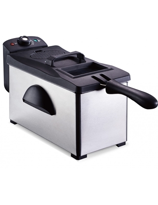 Picture of Deep Fryer Oliver Voltz 55RP51980P, 2000W, 3L. removable pot, lid and filter, Inox