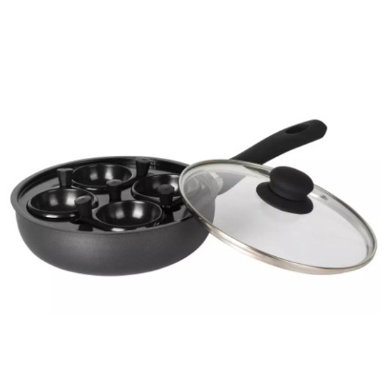 Picture of Deep frying pan with lid and insert for fried eggs KINGHoff KH 1806