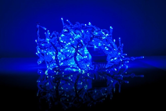 Picture of Dekoracja witeczna iLike iLike LED Rain RS-100 100LED 5m Blue