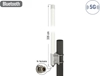 Изображение Delock 5G LTE Antenna N jack -2.14 - 2.93 dBi 33.5 cm fixed wall and pole mounting omnidirectional outdoor white