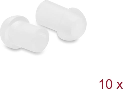 Изображение Delock Dust Cover for TOSLINK male 10 pieces transparent