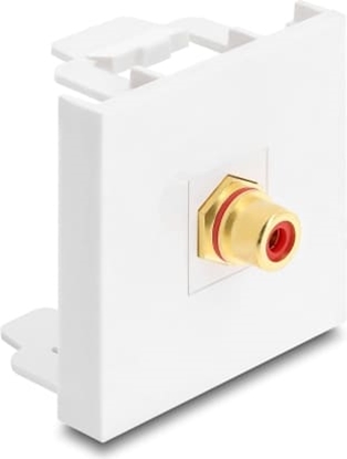 Attēls no Delock Easy 45 Module RCA female to RCA female gold plated red / white
