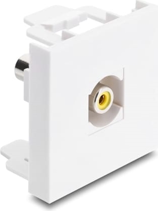 Изображение Delock Easy 45 Module RCA female to RCA female yellow / white