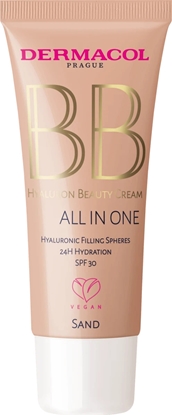 Attēls no Dermacol All in One Hyaluron Beauty Cream 01 Sand 30 ml