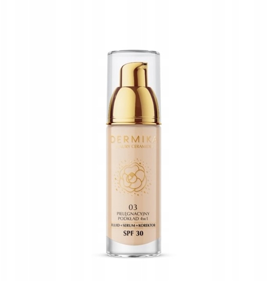 Picture of Dermika DERMIKA Luxury Ceramides Podkad pielgnacyjny 4w1 SPF30 odcie 03 30 ml