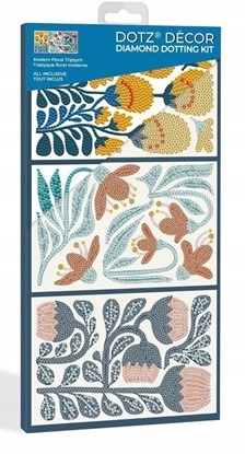 Attēls no DIAMOND DOTZ ADULTS MODERN FLORAL TRIPTYCH