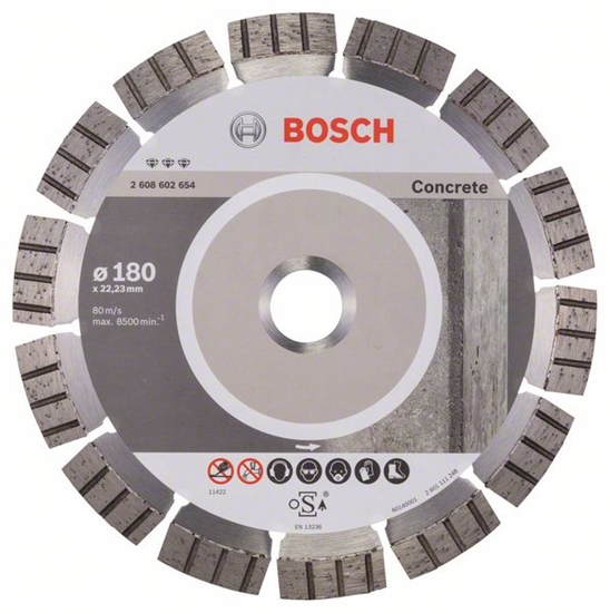 Picture of Dimanta griešanas disks Bosch BEST FOR CONCRETE; 180 mm