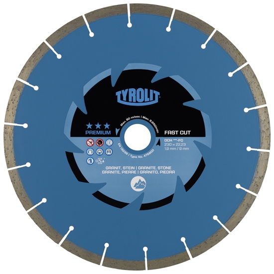 Picture of Dimanta griešanas disks Tyrolit; 125 mm