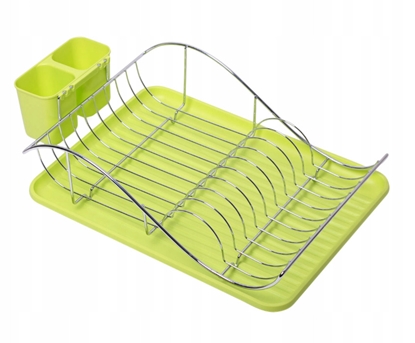 Picture of Dish drying rack 49 × 32 × 12.5 cm (green), 0761A, KAMILLE