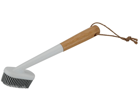 Изображение Dishwashing brush bamboo silicone oval, 82317, Michelino