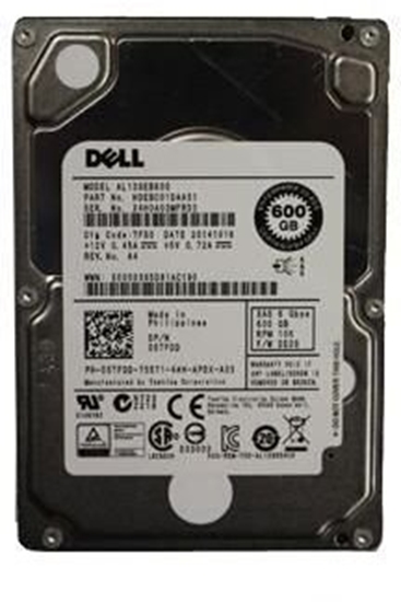 Изображение Dysk serwerowy Dell HD 600G SAS 10K 2.5 T-13SE E/C