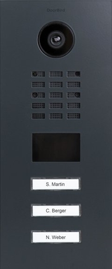 Picture of DoorBird IP Wideo Domofon ze stali nierdzewnej V4A, RAL 7016