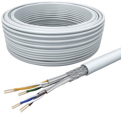Picture of Draka Kabel instalacyjny UCHOME SS26 Cat 7 S/FTP PiMF biay 100m Ring