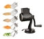 Picture of Drum grater, 5 replaceable cartridges, black, KINGHoff, KH 1951