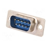 Изображение D-Sub; PIN: 9; plug; male; for cable; soldering; 5A