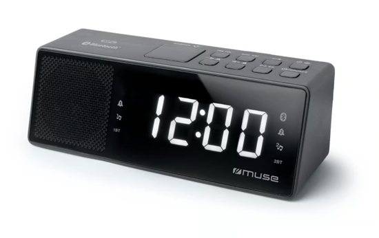 Picture of Dual alarm clock radio PLL with Bluetooth, 2×1.5V, M 172 BT, MUSE