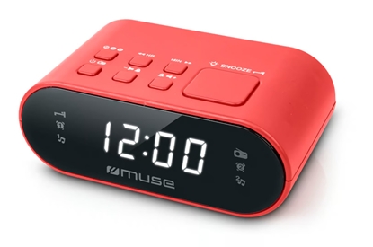 Picture of Dual alarm clock radio PLL, 3V, M 10 RED, MUSE