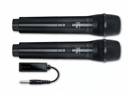 Picture of Dual wireless microphones (2 pcs in pack) with RF 2.4GHz transmission, MUSE, MC 50 WI