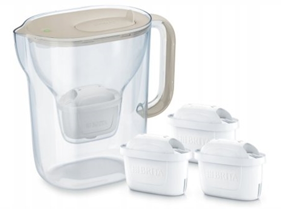 Изображение Dzbanek filtrujcy Brita Dzbanek Essential XL+3 wkady (piaskowy)