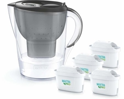Изображение Dzbanek filtrujcy Brita Dzbanek filtrujcy Brita Marella+4 wkady MaxtraPro PP (2 4l; grafitowy)