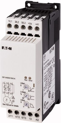 Attēls no Eaton Softstart 3-fazowy 400VAC 7A 3kW/400V Uc=24V AC/DC DS7-340SX007N0-N (134849)
