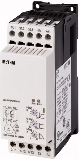 Picture of Eaton Softstart 3-fazowy 400VAC 7A 3kW/400V Uc=24V AC/DC DS7-340SX007N0-N (134849)
