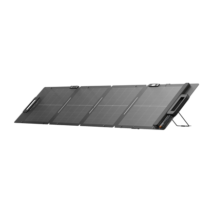 Picture of EcoFlow 110W folding photovoltaic panel.