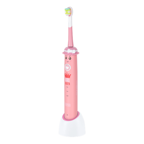 Изображение Elektriskā zobu birste bērniem | 38 000 - 43 000 pulsācijas/minūtē | Teesa Sonic Junior Girl