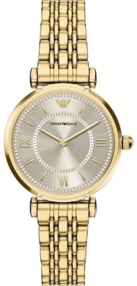 Изображение Emporio Armani Round Gold Dial AR11766 Wristwatch