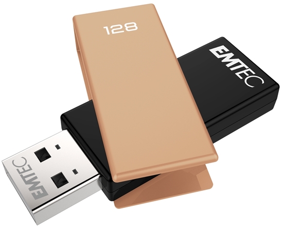 Picture of Emtec USB2.0 C350 128GB Brick Orange