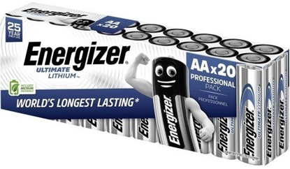 Picture of Energizer Ultimate Lithium L91 Mignon AA Bateria 20 sztuk